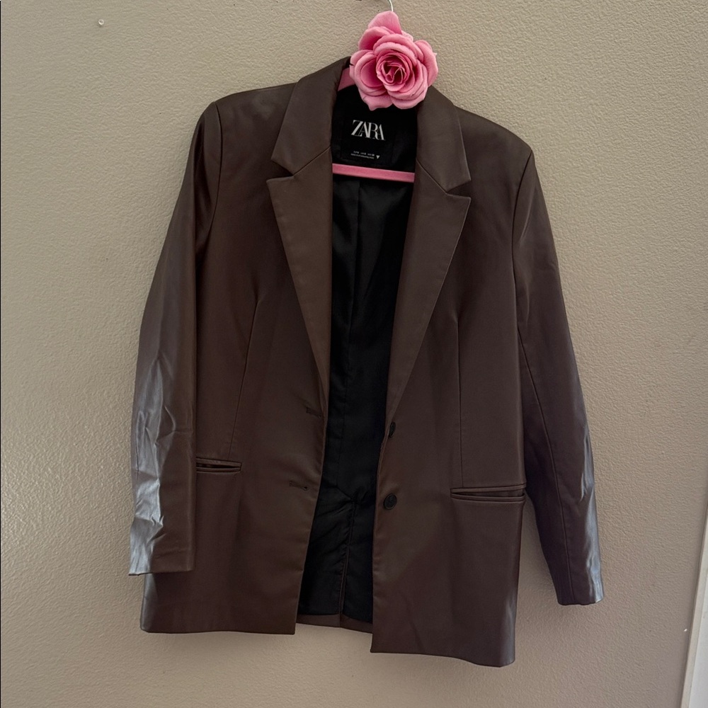 Zara Women's Dark Brown Blazer